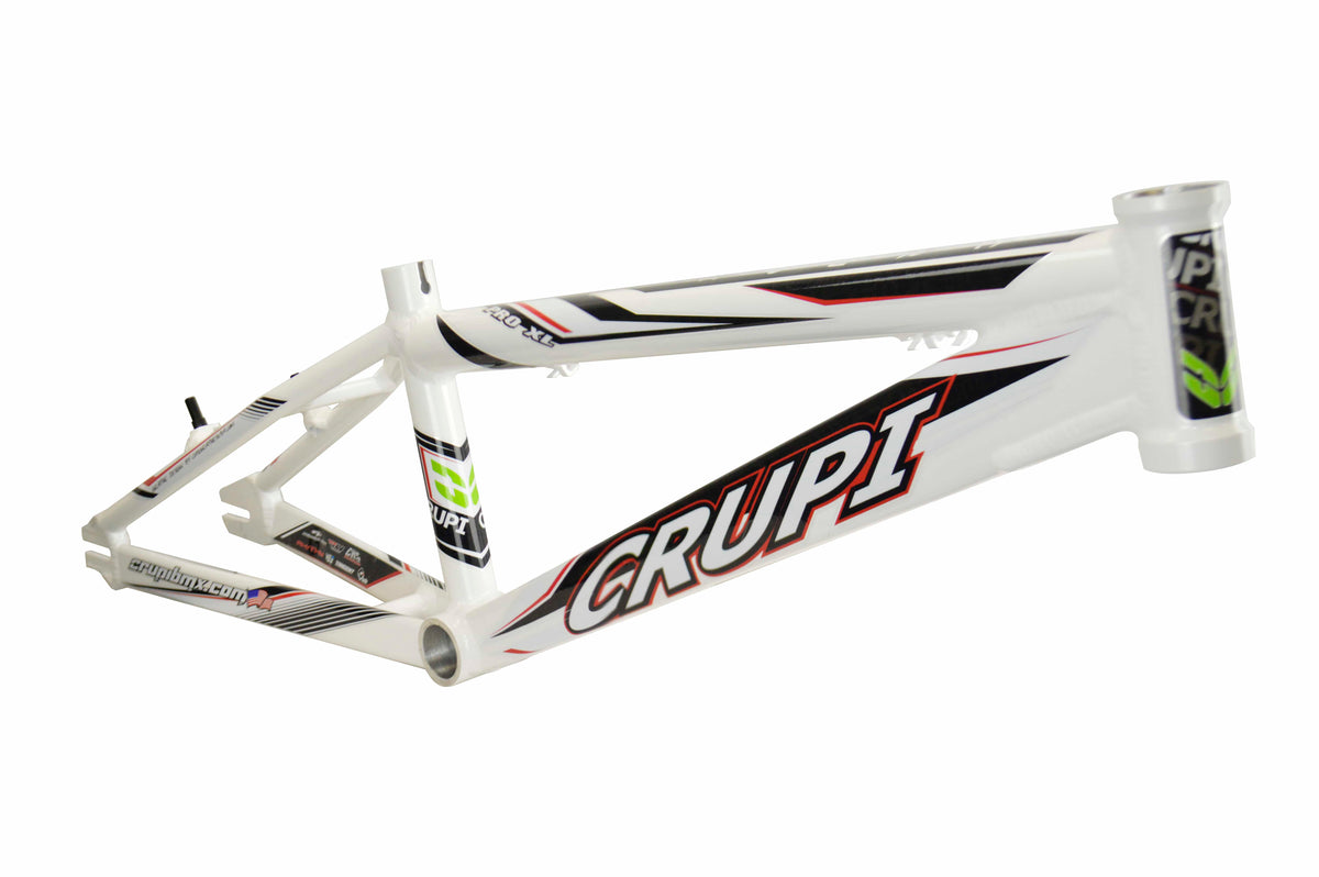 Crupi BMX Decals Pro XL / Black n Red 2016 Pro XL Frame Decal Set in Blk/Red