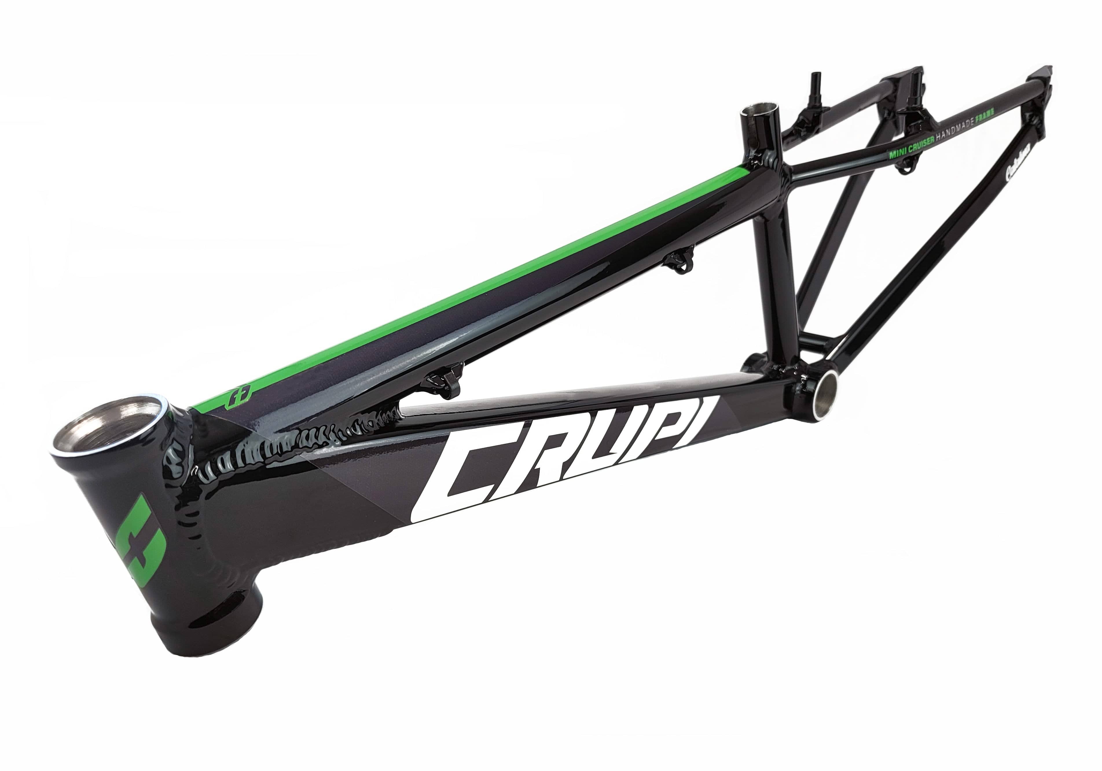 Crupi Parts Frames Black / Black w/some Green Crupi Catalina 20" Mini Race Frame