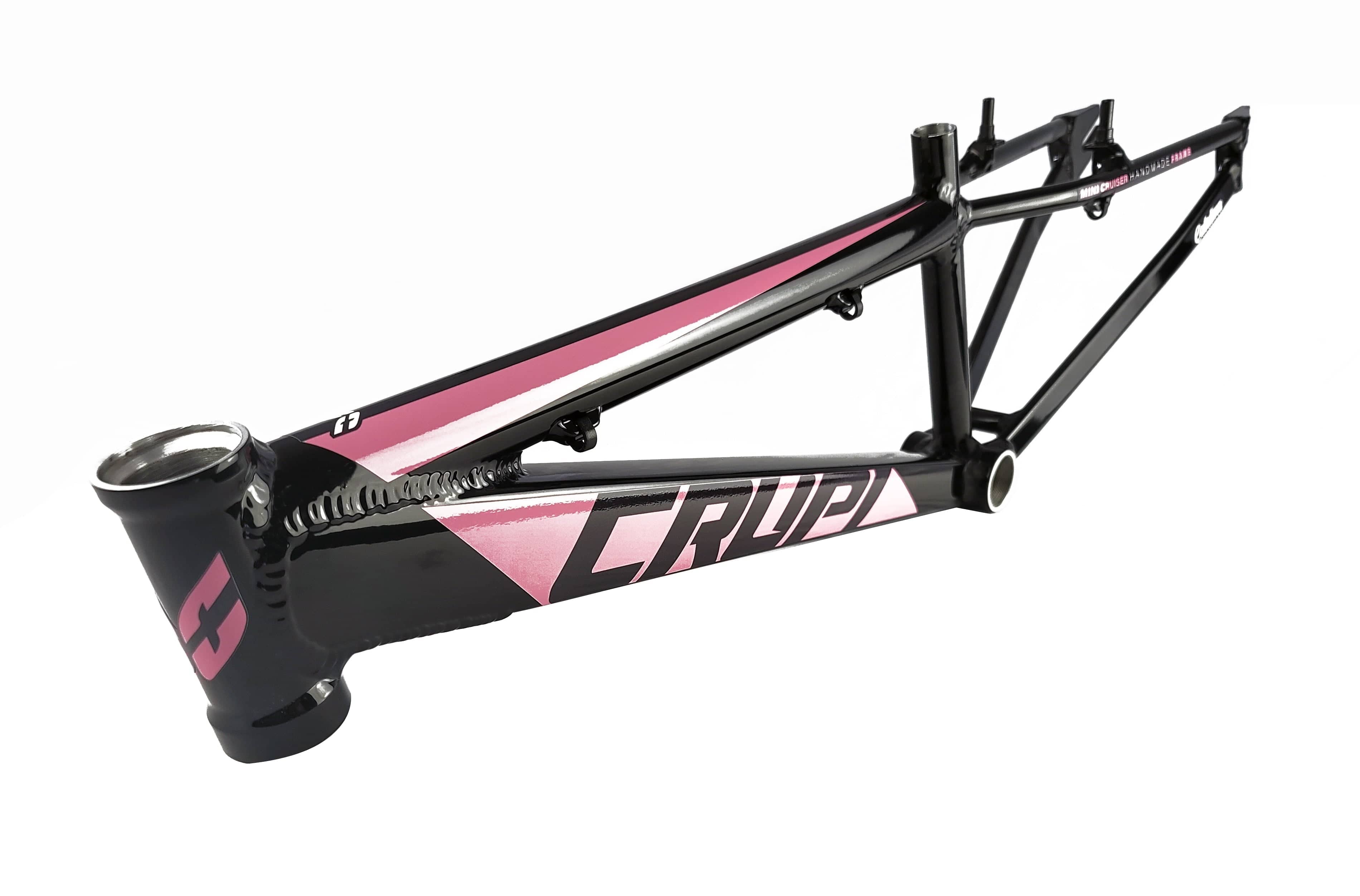 Crupi Parts Frames Black / Pink w/some Black Crupi Catalina 24" Mini Cruiser Race Frame