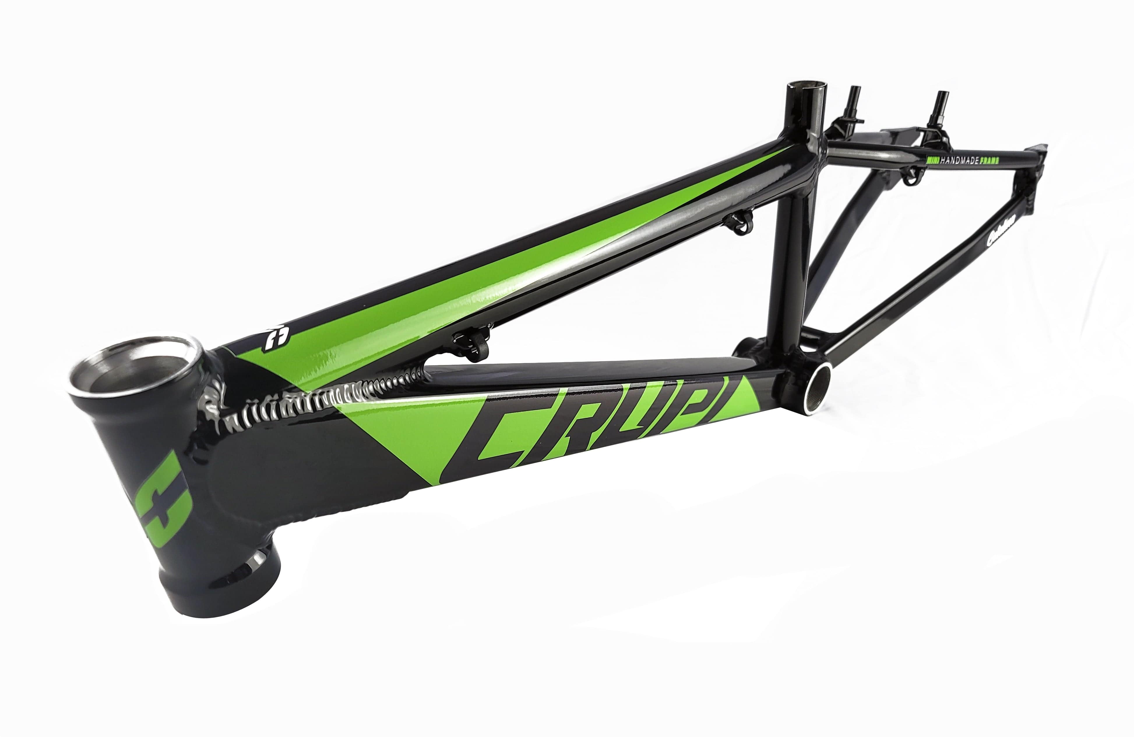 Crupi Parts Frames Black / Green w/some Black Crupi Catalina 20" Mini Race Frame