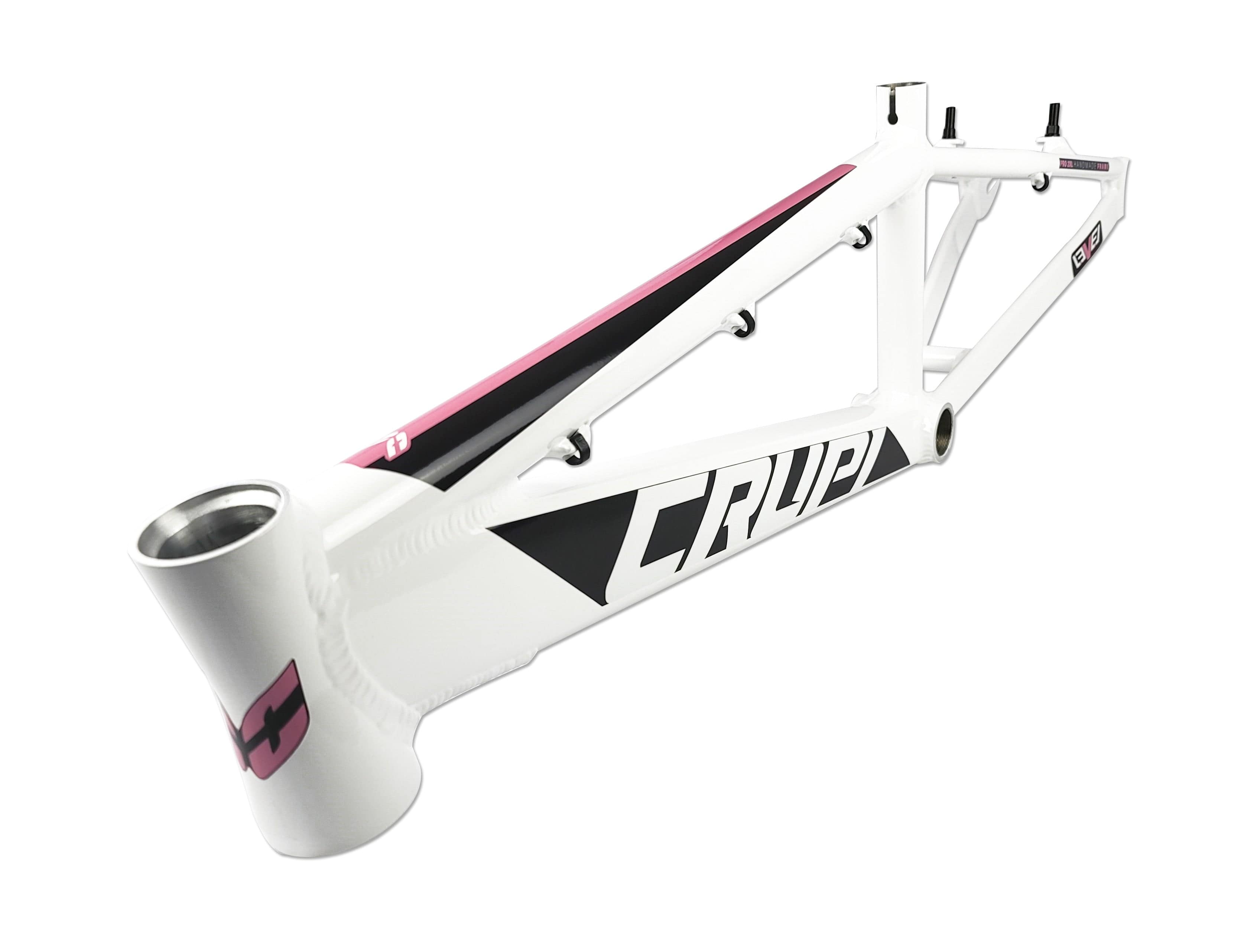 Crupi Parts Frames White / Black w/some Pink Crupi Catalina 20" Mini Race Frame