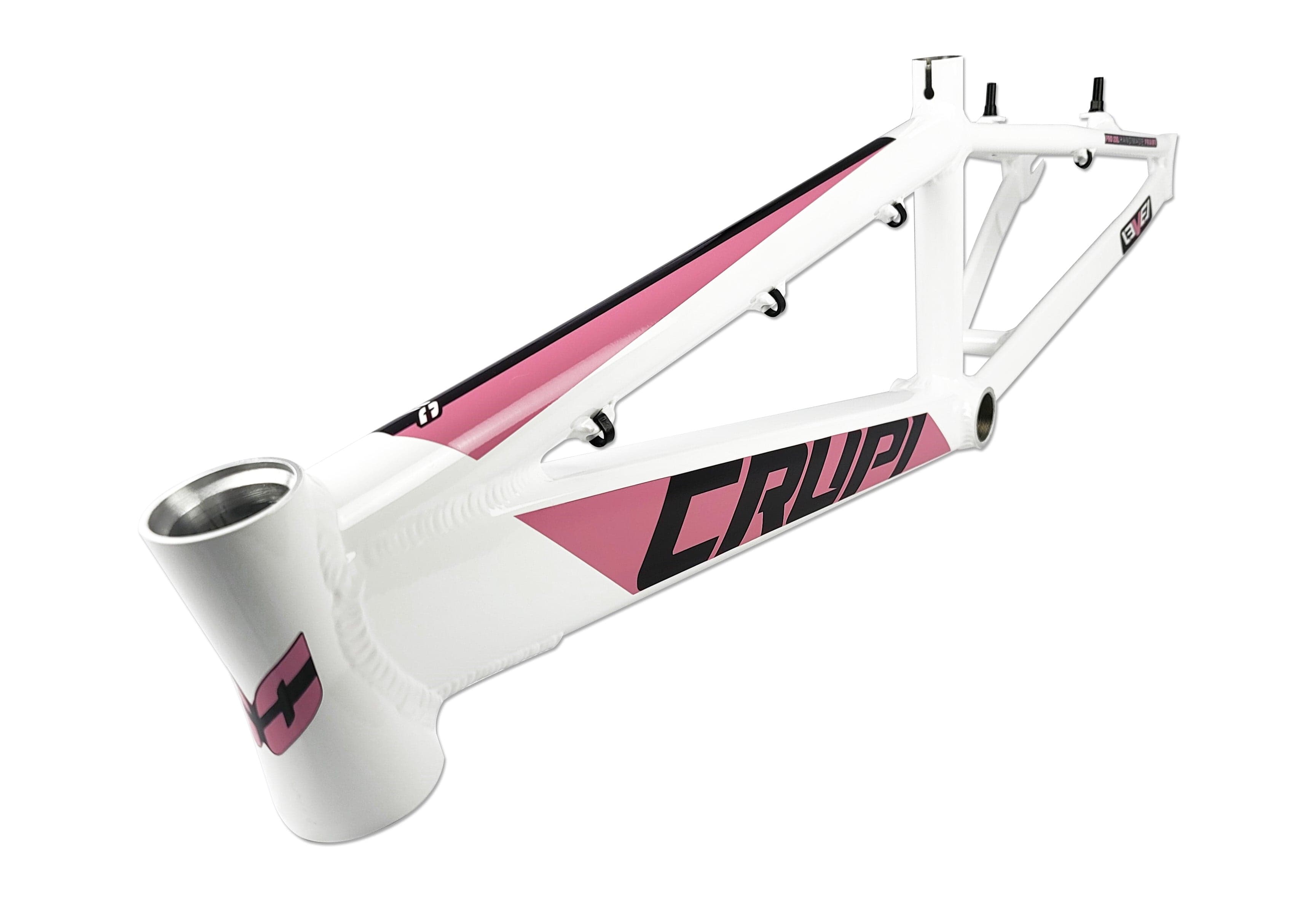 Crupi Parts Frames White / Pink w/some Black Crupi Catalina 20" Mini Race Frame