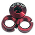 Crupi Parts Chainring Red Crupi Alloy Chain Ring Bolts