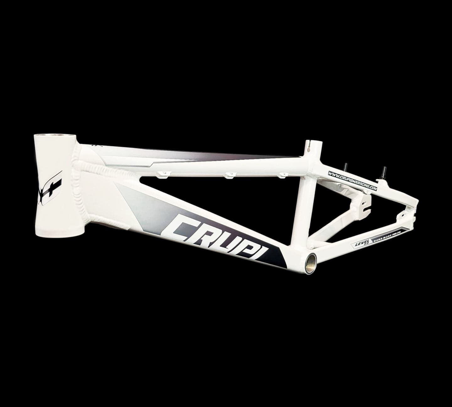 Crupi Parts Frames White / with BlackWht Fade decals Crupi OS20 2.0 Pro 3X Race Frame