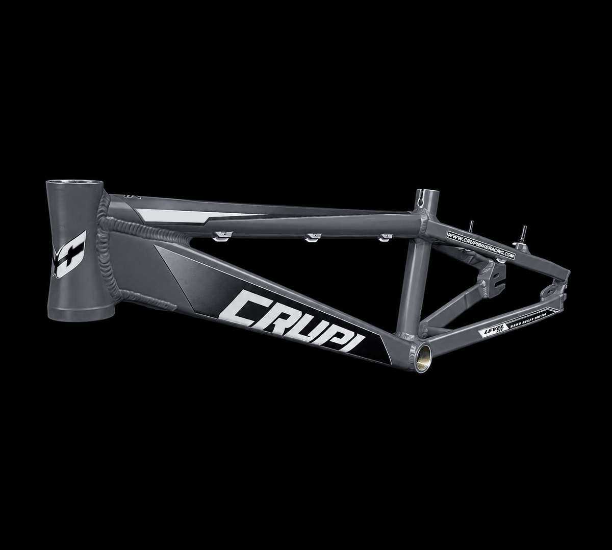 Crupi Parts Frames Charcoal / with BlackWht Fade decals Crupi OS20 2.0 Pro XL Race Frame