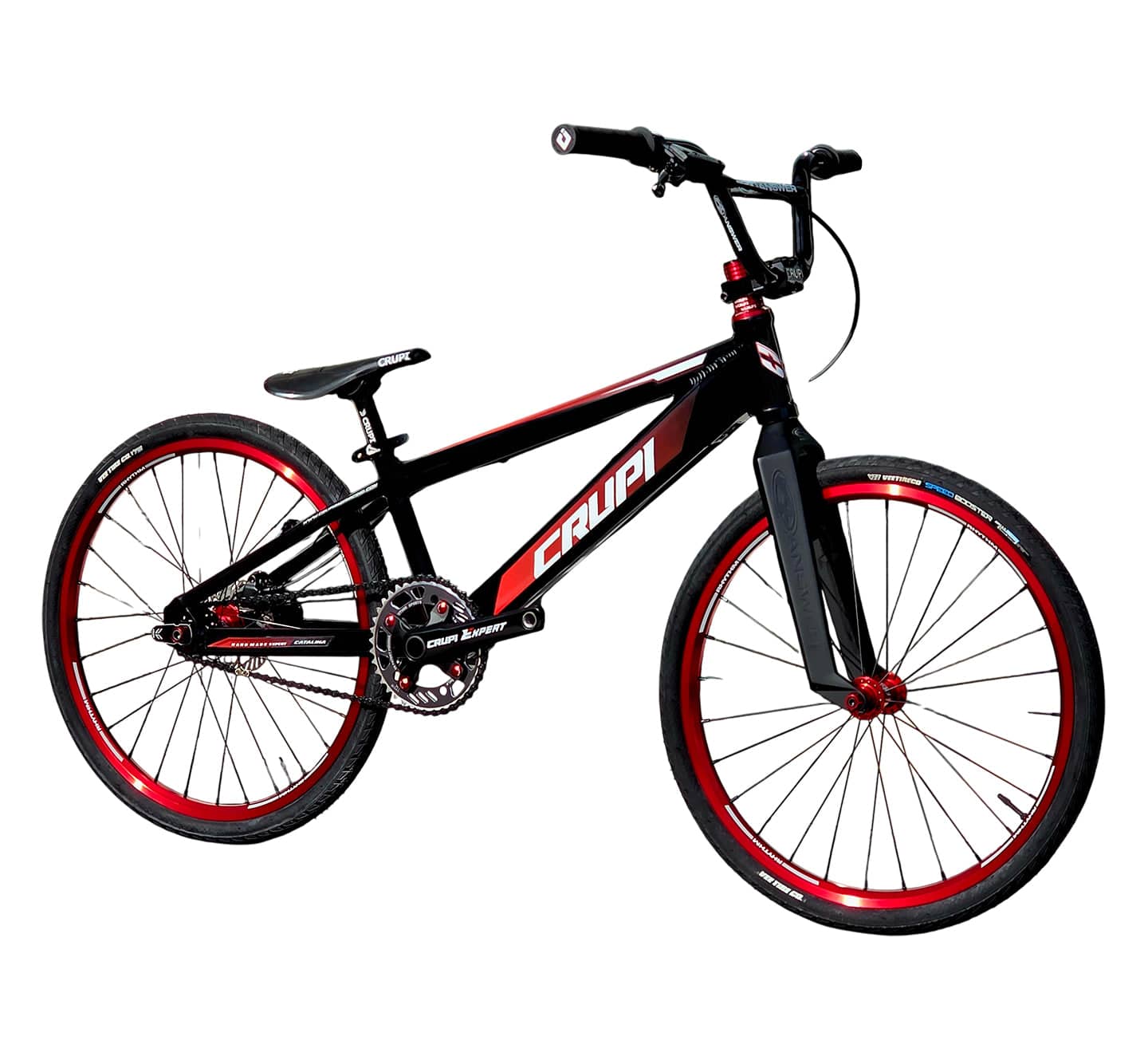 Crupi BMX Complete Bike Black / with Red parts / with Red/Black Fade decals Catalina 2.0 Expert XL Complete Bike