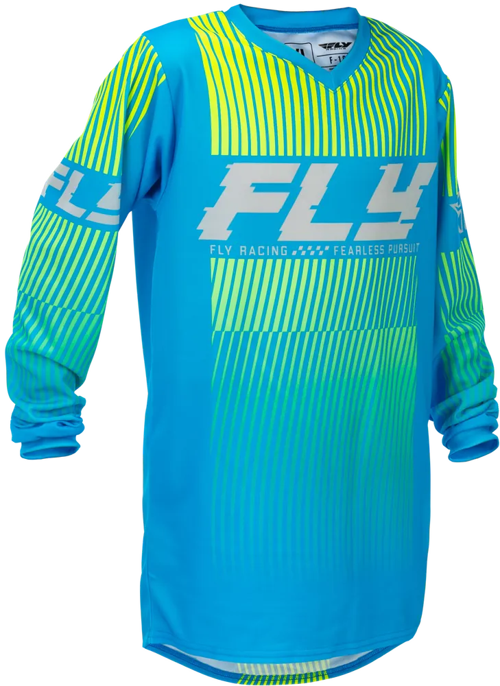 Fly Racing Apparel BLUE/HI-VIZ / Youth Small Youth Fly Racing F-16 Jersey