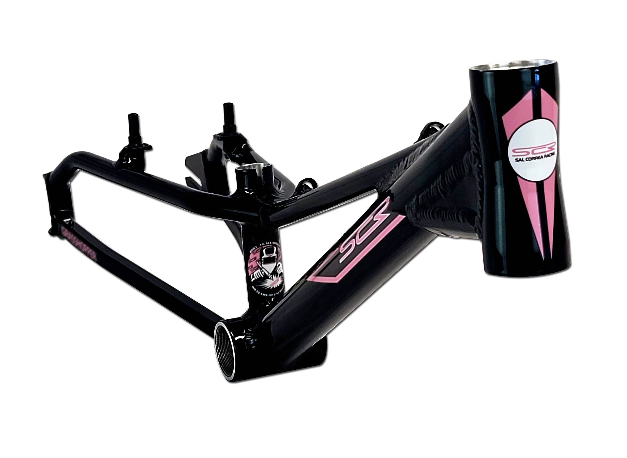 SCR Frames Black / Pink decals SCR 20" Grasshopper 15.25 Race Frame