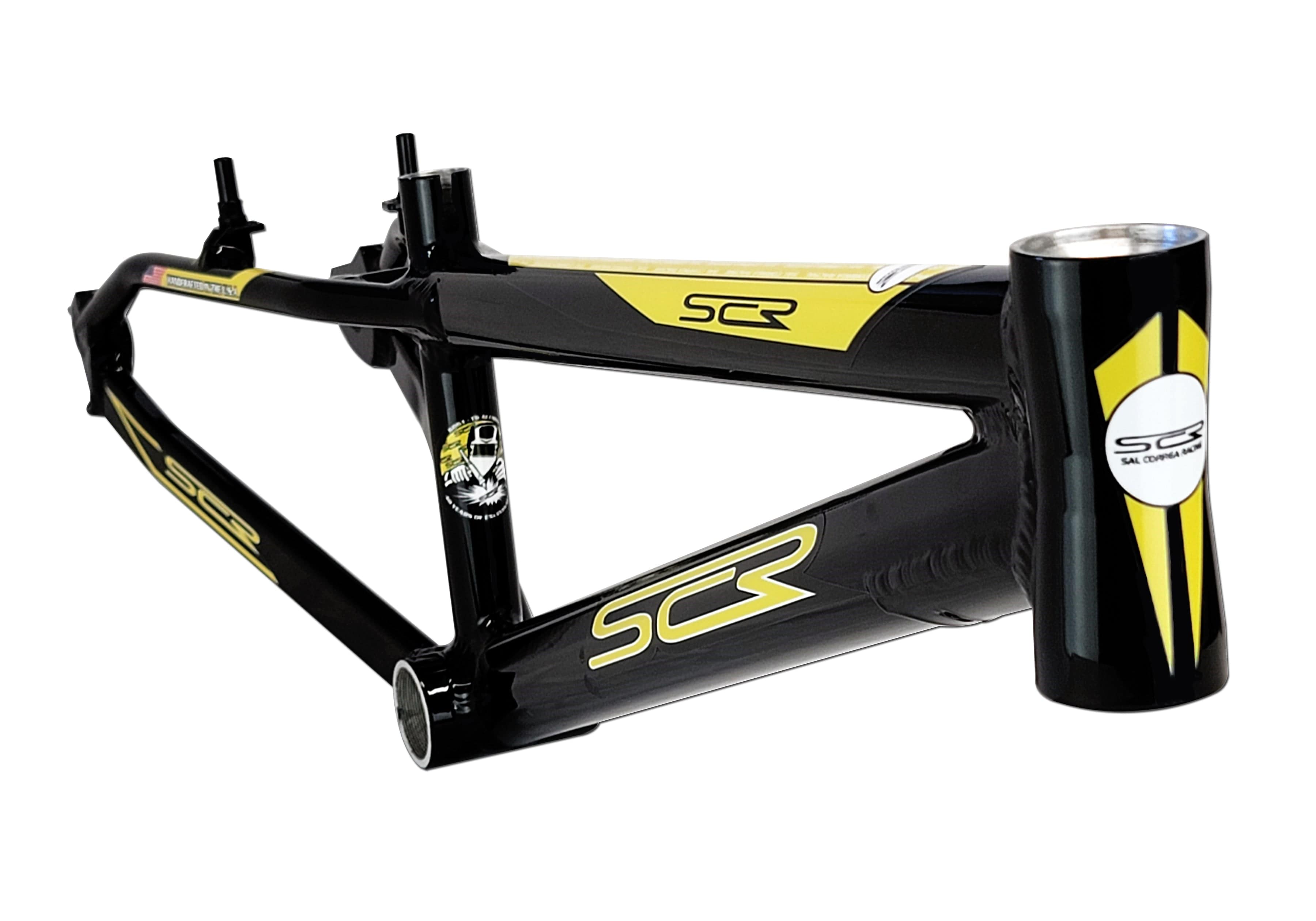 SCR Frames Black / Yellow decals SCR OS20 Pro 4X Race Frame