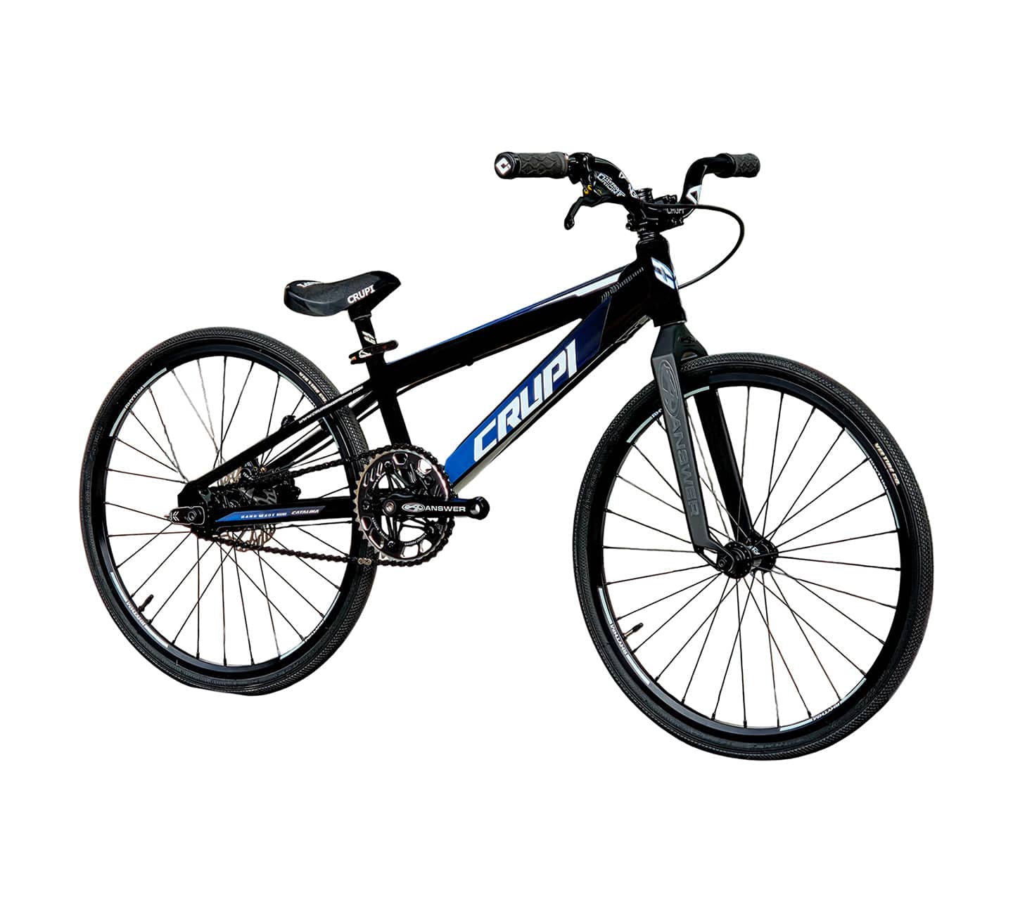 Crupi BMX Complete Bike Black / with Black parts / with Blue/Black Fade decals Catalina 2.0 Mini Complete Bike