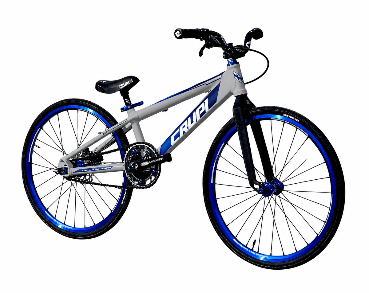 Crupi BMX Complete Bike Lightning Grey / with Blue parts / with Blue/Black Fade decals Catalina 2.0 Junior Complete Bike