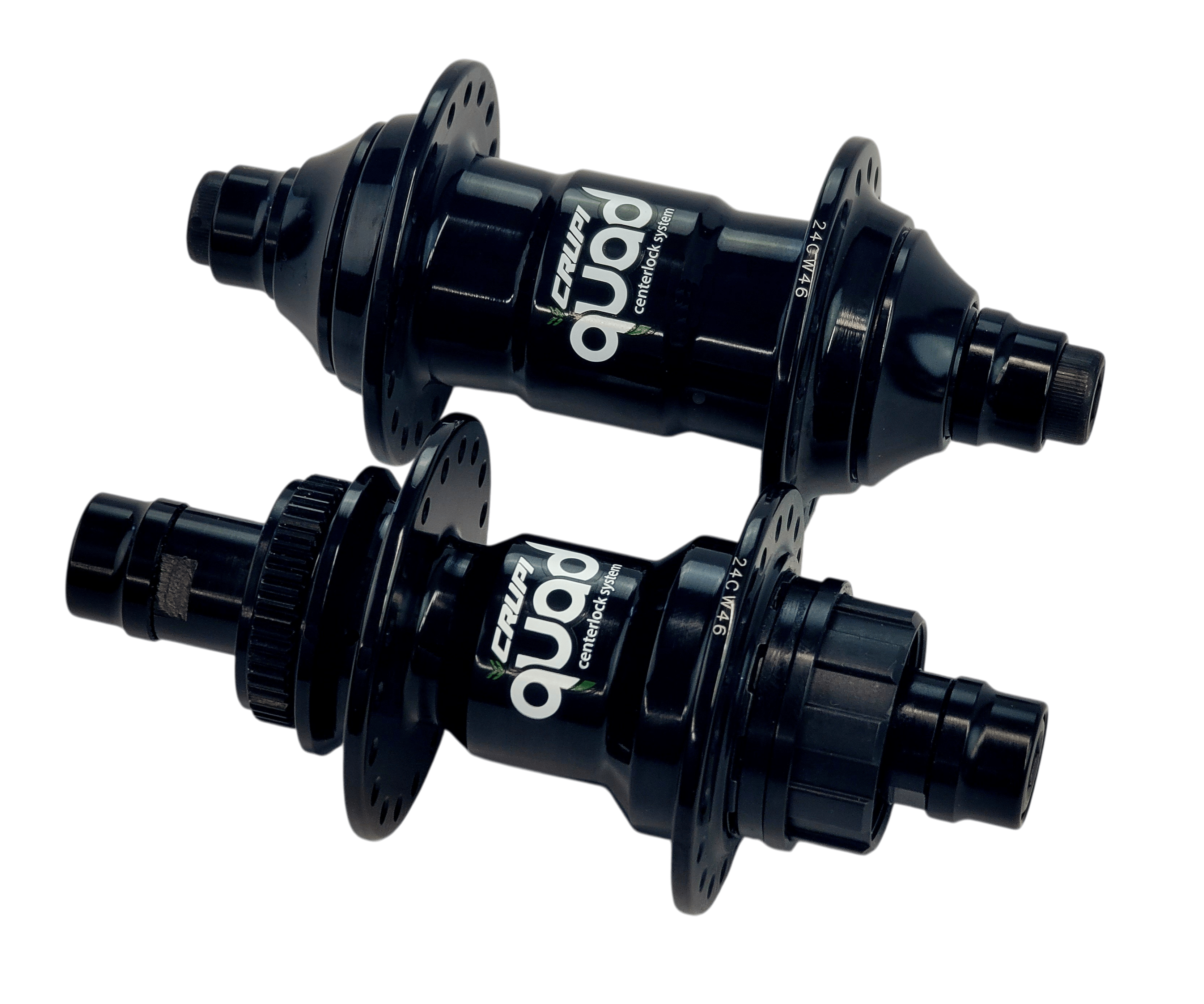 Crupi Parts Hubs 36H Pro CenterLock / Black Crupi Quad 28H & 36H CenterLock Hubsets