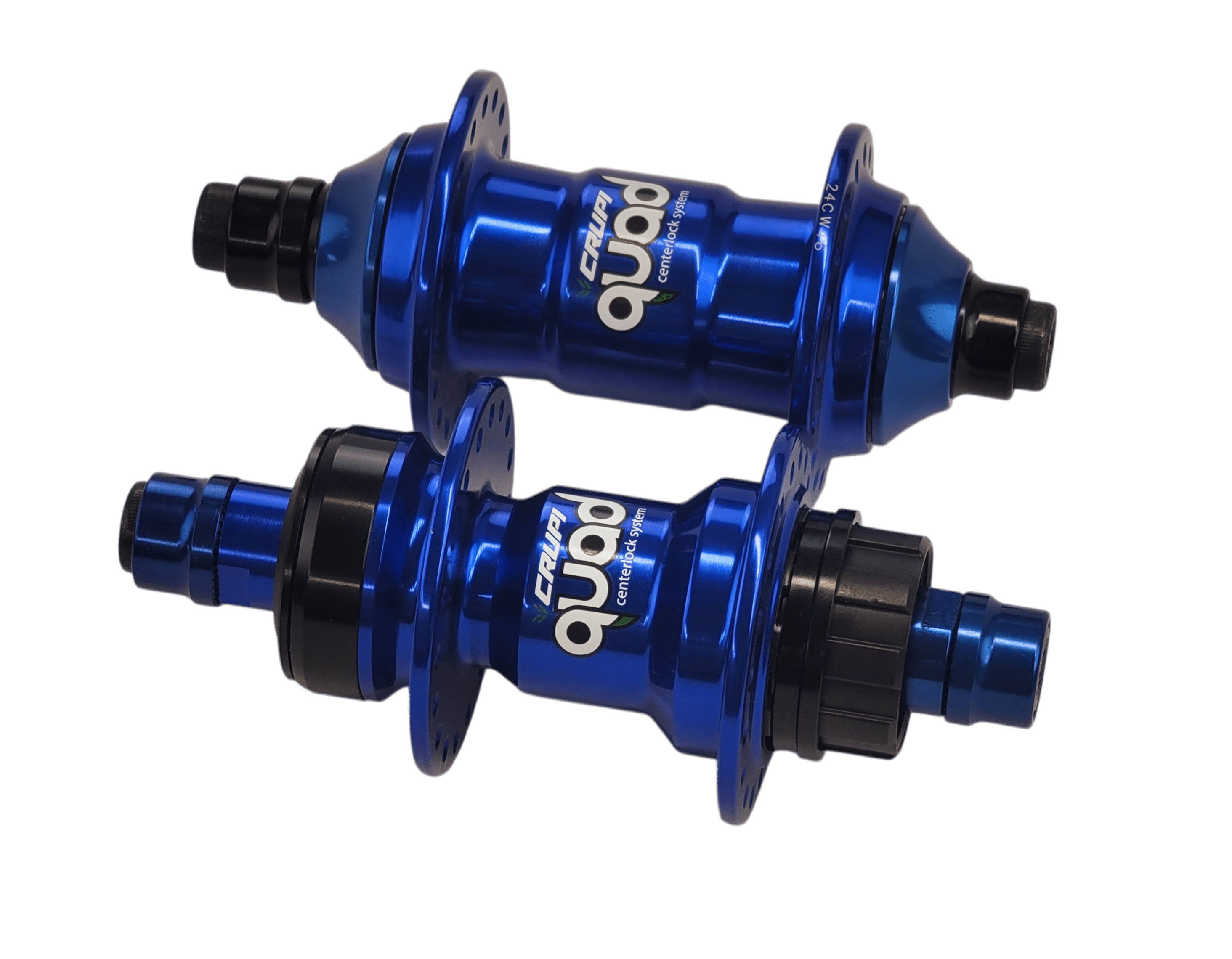 Crupi Parts Hubs 36H Pro CenterLock / Blue Crupi Quad 28H & 36H CenterLock Hubsets