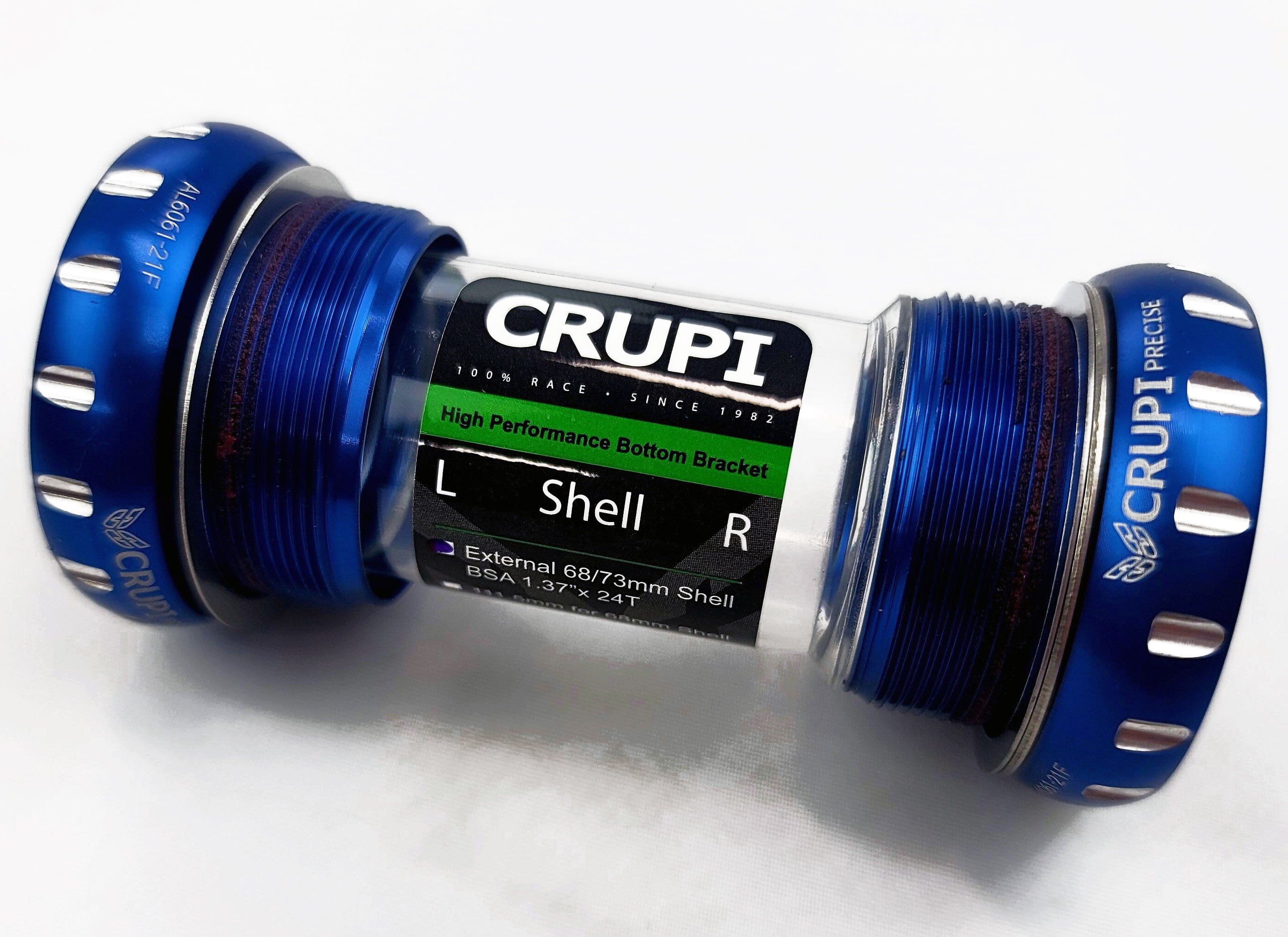 Crupi Parts Bottom Bracket Blue Crupi Precision Tiramic BB