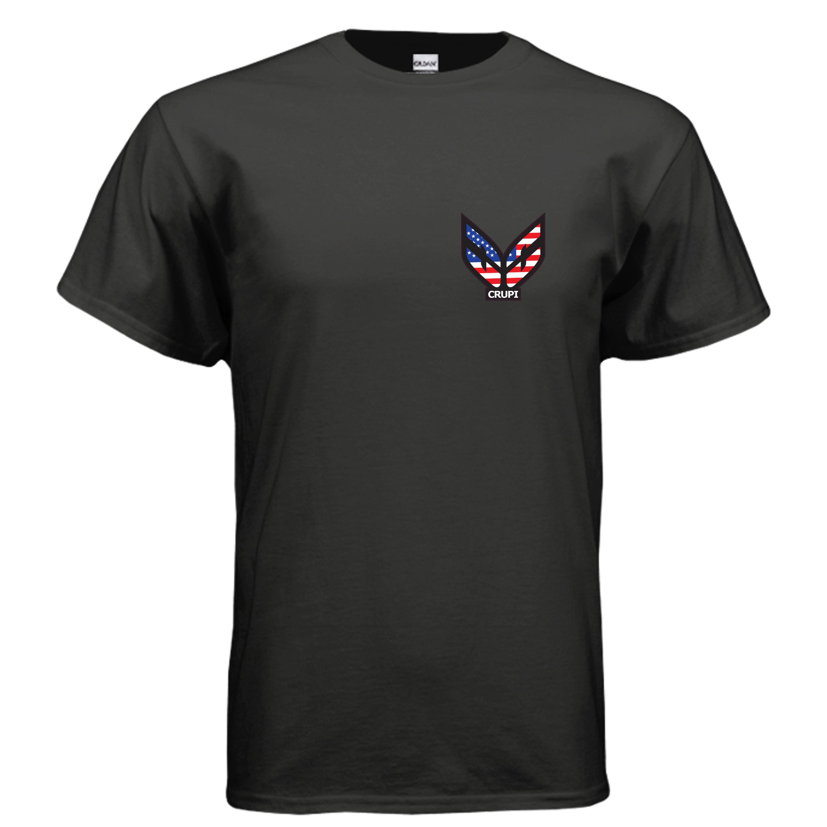 Crupi BMX Apparel BLACK / S Crupi T-Shirt American CC