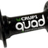 Crupi Parts Hubs 28H Mini/Expert Front / Black Crupi Quad 28H & 36H Front Hubs