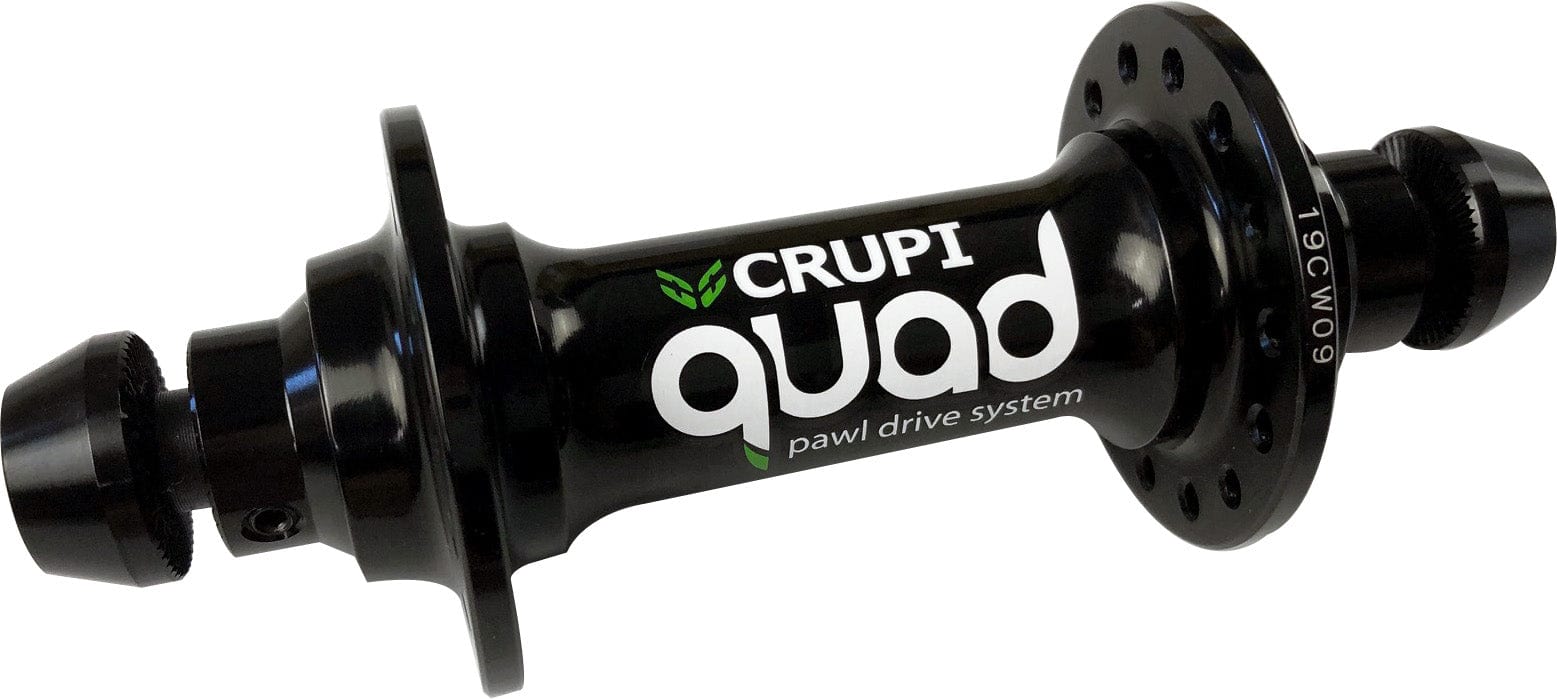 Crupi Parts Hubs 28H Mini/Expert Front / Black Crupi Quad 28H & 36H Front Hubs