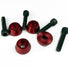 Crupi Parts Widgets Fits Quad Mini/Expt 28H Hubs / Red Crupi Quad Hub Volcano Kits