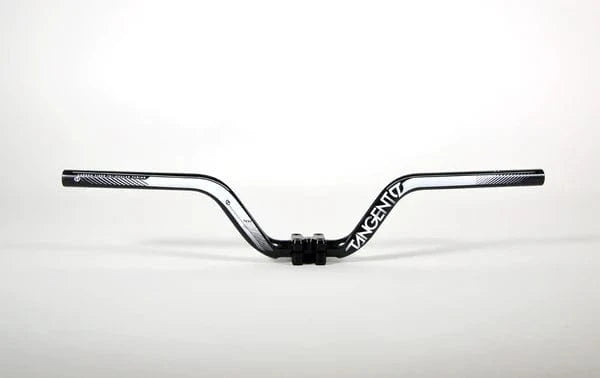 Tangent Handle Bars 3.5" / Black w/White Tangent Carbon Bars