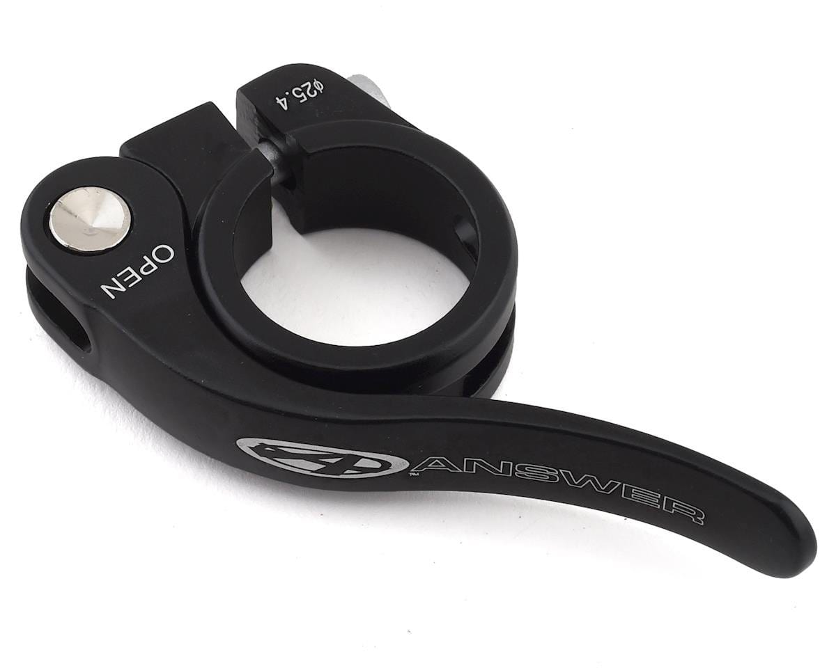 Answer Seat Clamps 1" (25.4mm) / Black Answer Quick Release Clamps