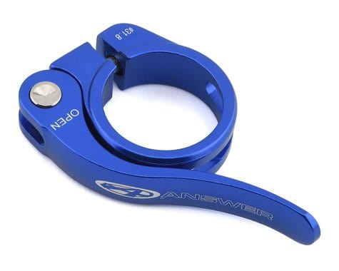 Answer Seat Clamps 1" (25.4mm) / Blue Answer Quick Release Clamps