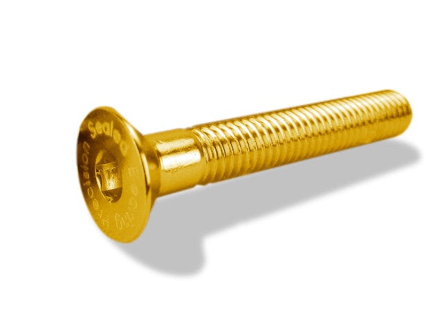 Crupi Parts Headset/Spacers Gold Top Cap Srews