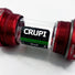Crupi Parts Bottom Bracket Red Crupi Precision BB