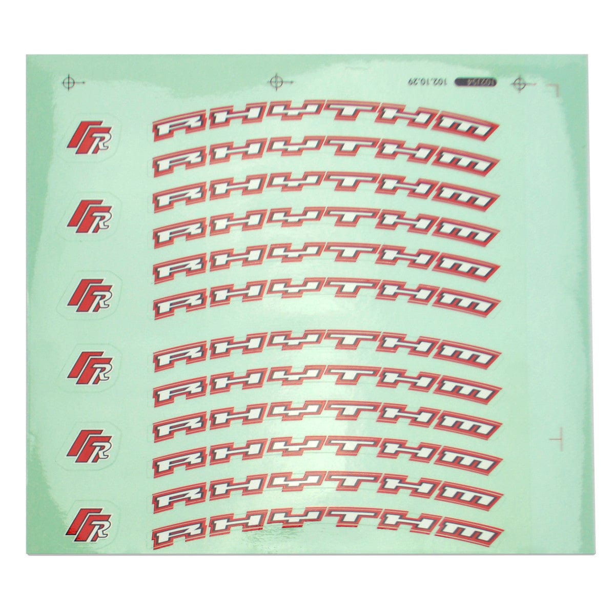 Crupi Parts Rims 2014 Version Rhythm Rim Decals