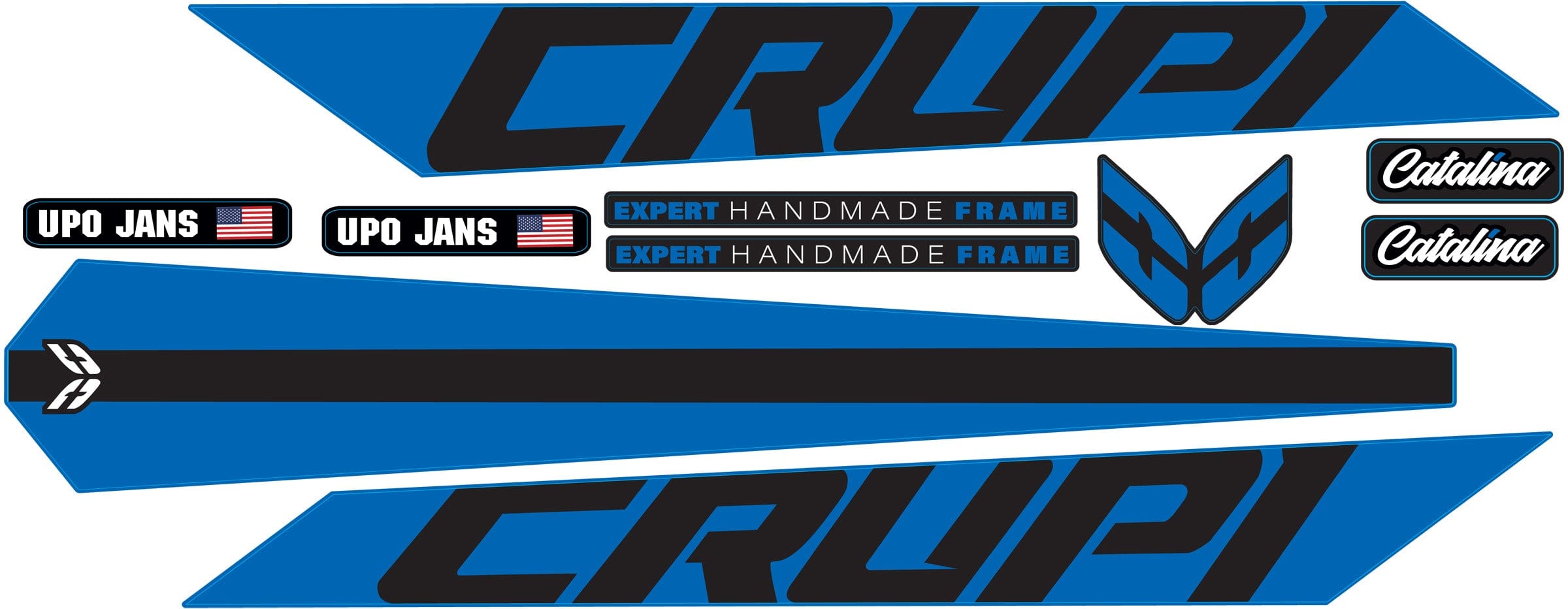 giant bicycle frame decals 2024 Catalina Frame Decal – Crupi BMX