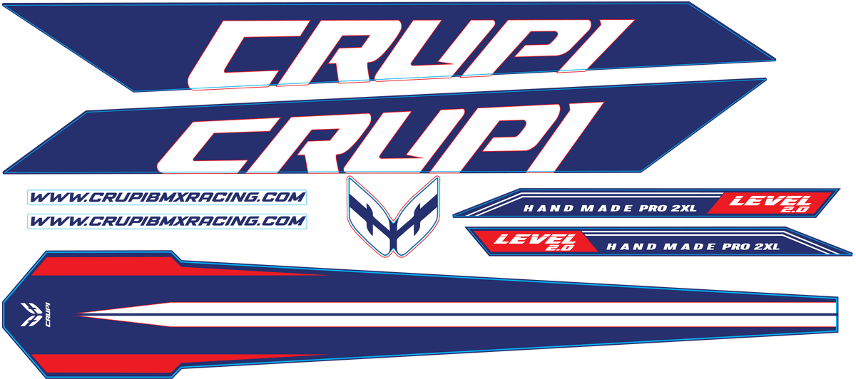 2025 Level 2.0 Frame Decals – Crupi BMX
