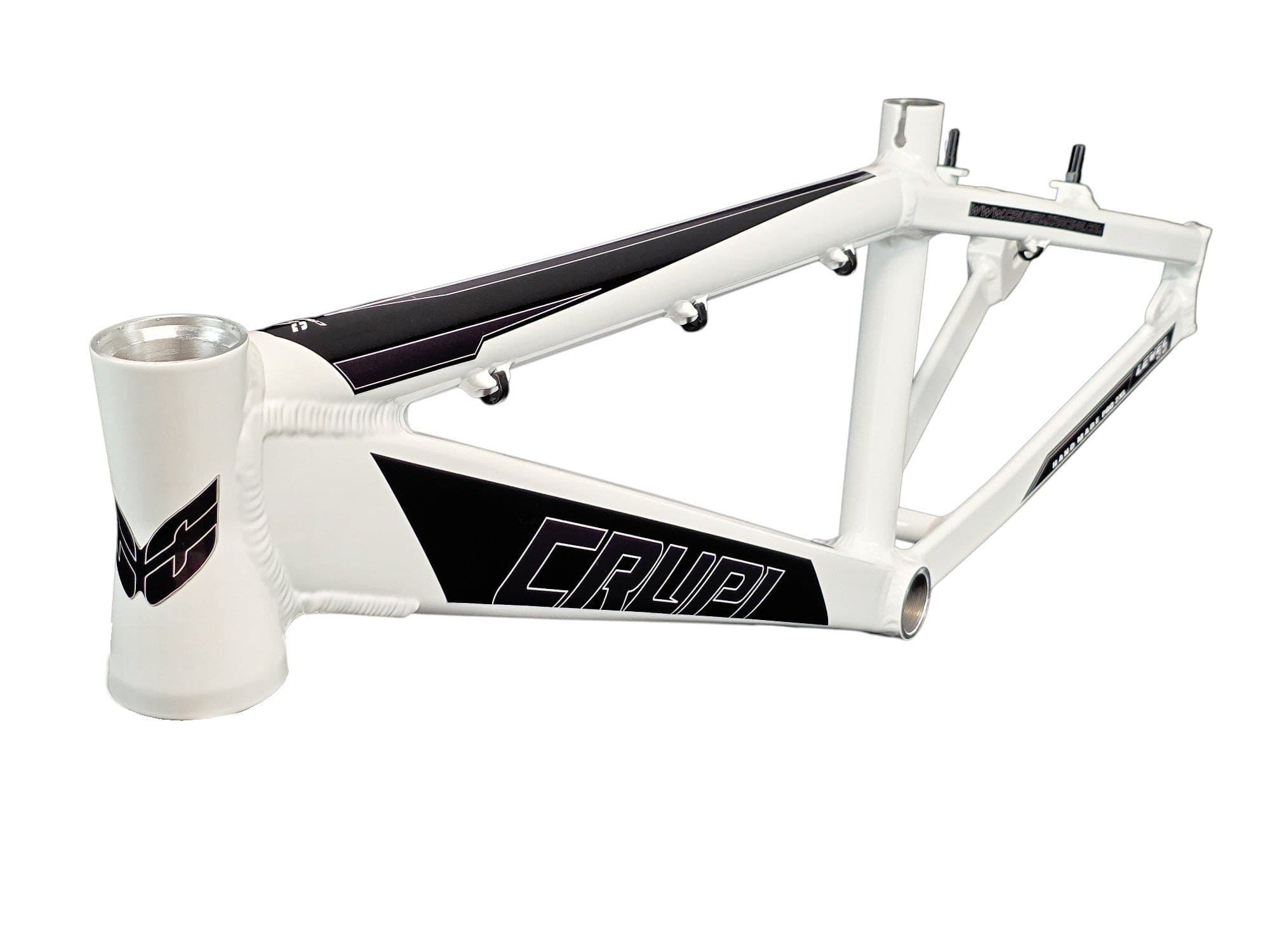 Crupi Parts Frames White / with All Black decals Crupi Level 2.0 Pro Race Frame
