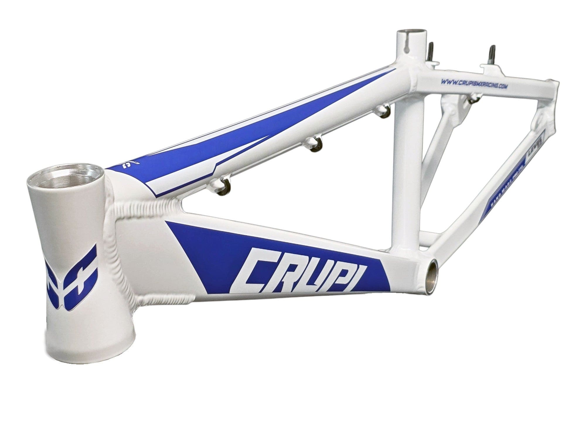 Crupi Parts Frames White / with Blue decals Crupi Level 2.0 Pro Race Frame