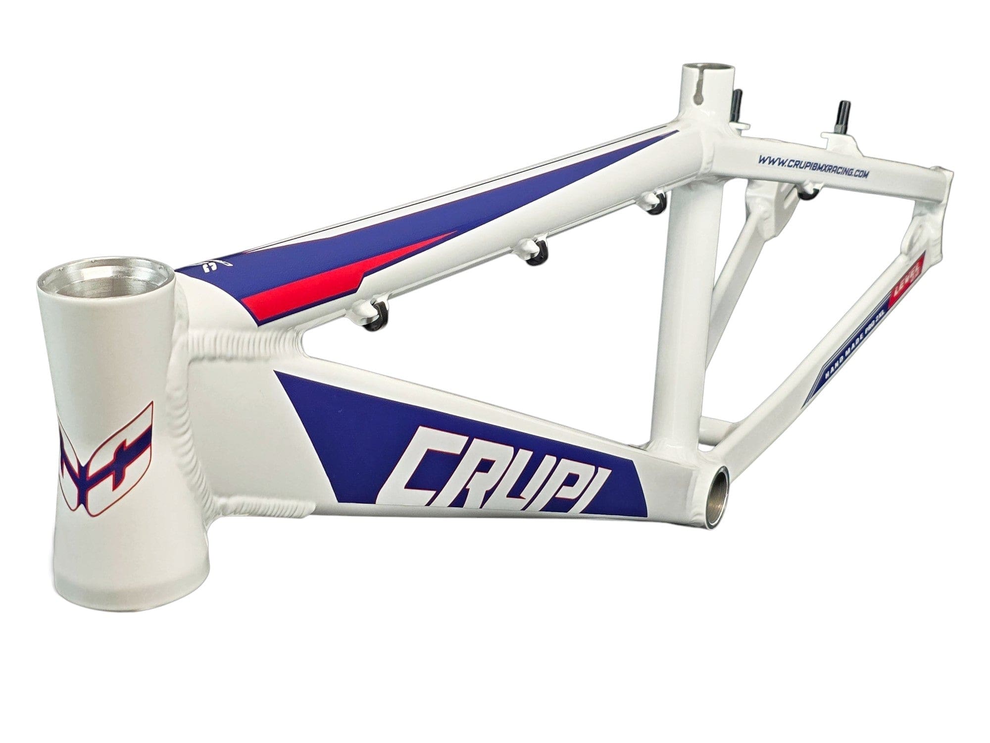 Crupi Parts Frames White / with RedWhtBlue decals Crupi Level 2.0 Pro Race Frame