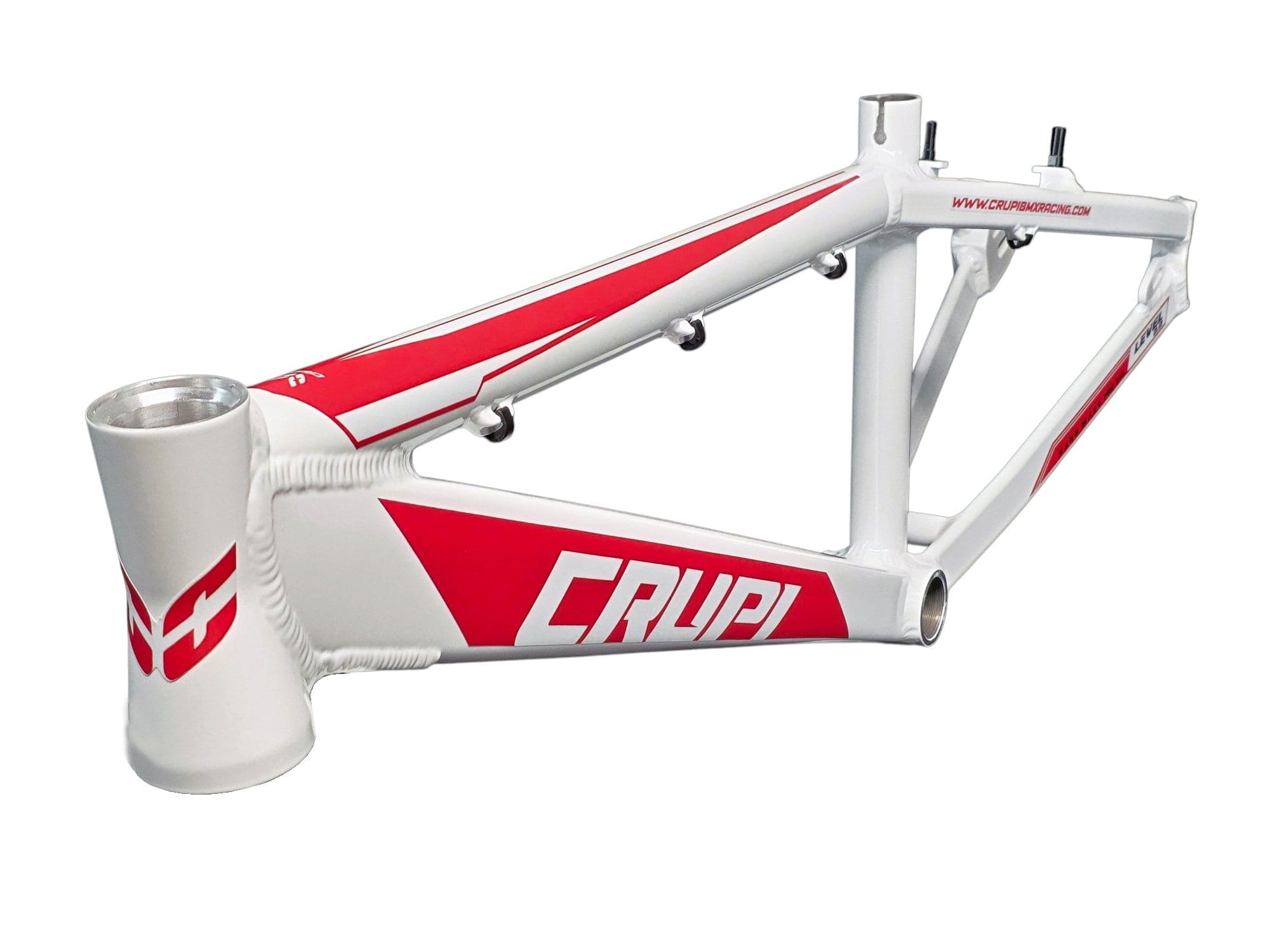 Crupi Parts Frames White / with Red decals Crupi Level 2.0 Pro Race Frame
