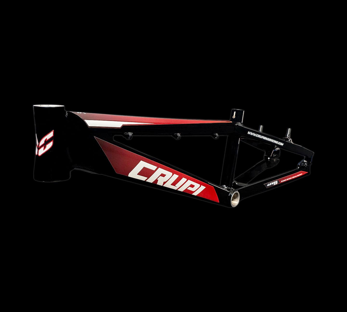 Crupi Parts Frames Black / with RedBlack Fade decals Crupi OS20 2.0 Pro 3X Race Frame