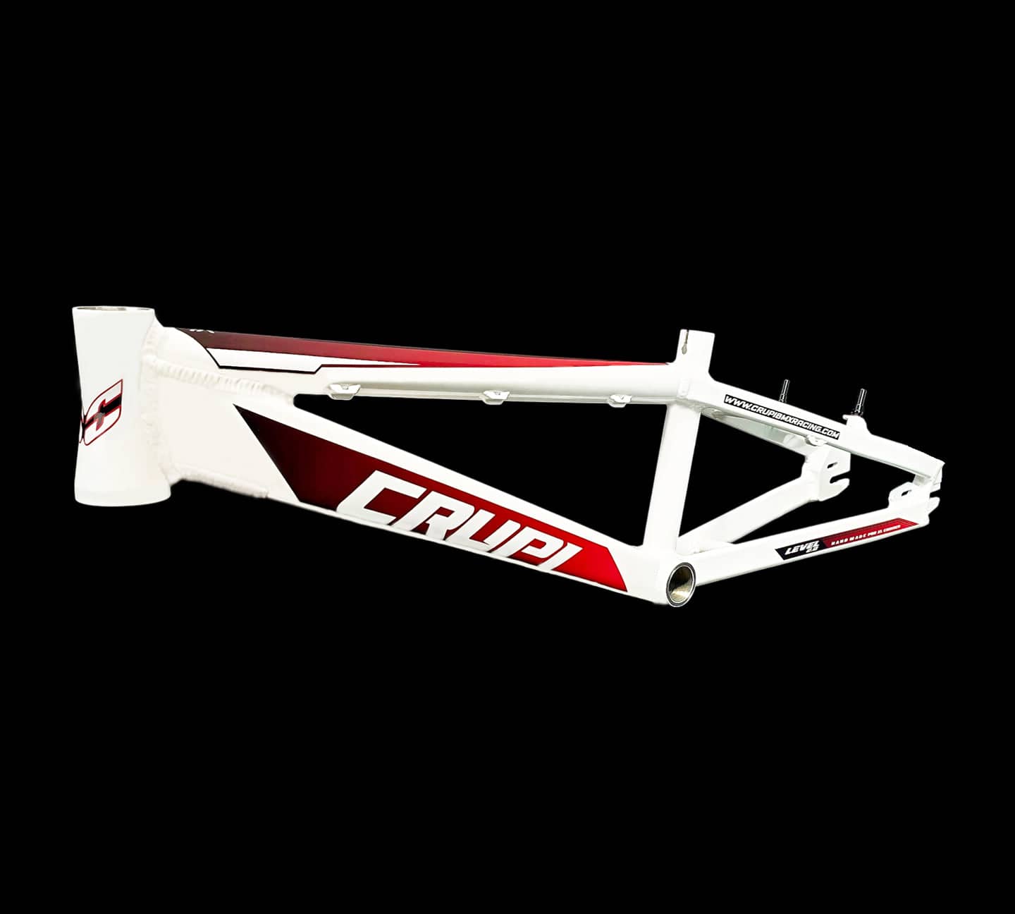 Crupi Parts Frames White / with RedBlack Fade decals Crupi OS20 2.0 Pro 3X Race Frame