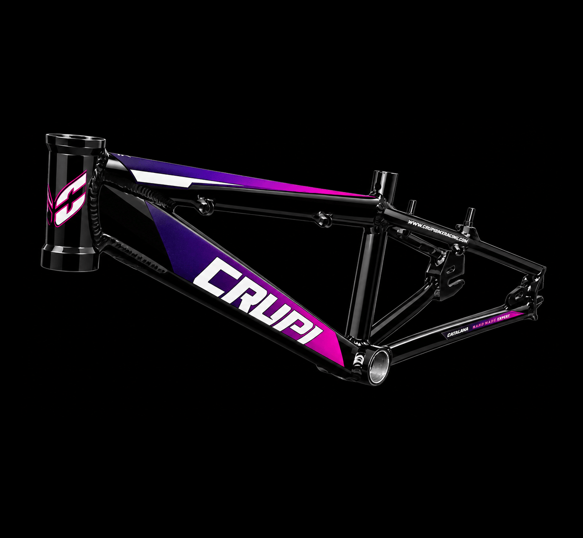 Crupi Parts Frames Black / with Fucshia Fade decals Crupi Catalina 2.0 Expert Race Frame
