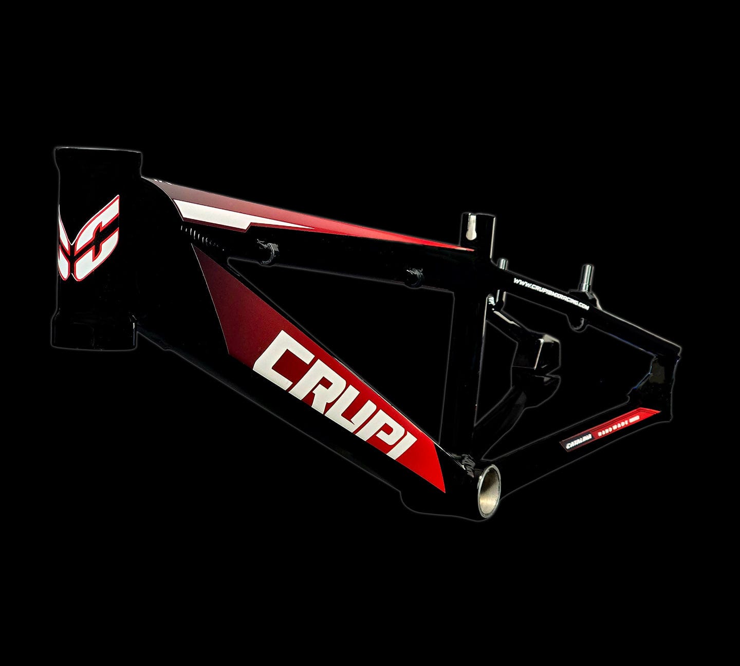 Crupi Parts Frames Black / with RedBlack Fade decals Crupi Catalina 2.0 Micro Race Frame