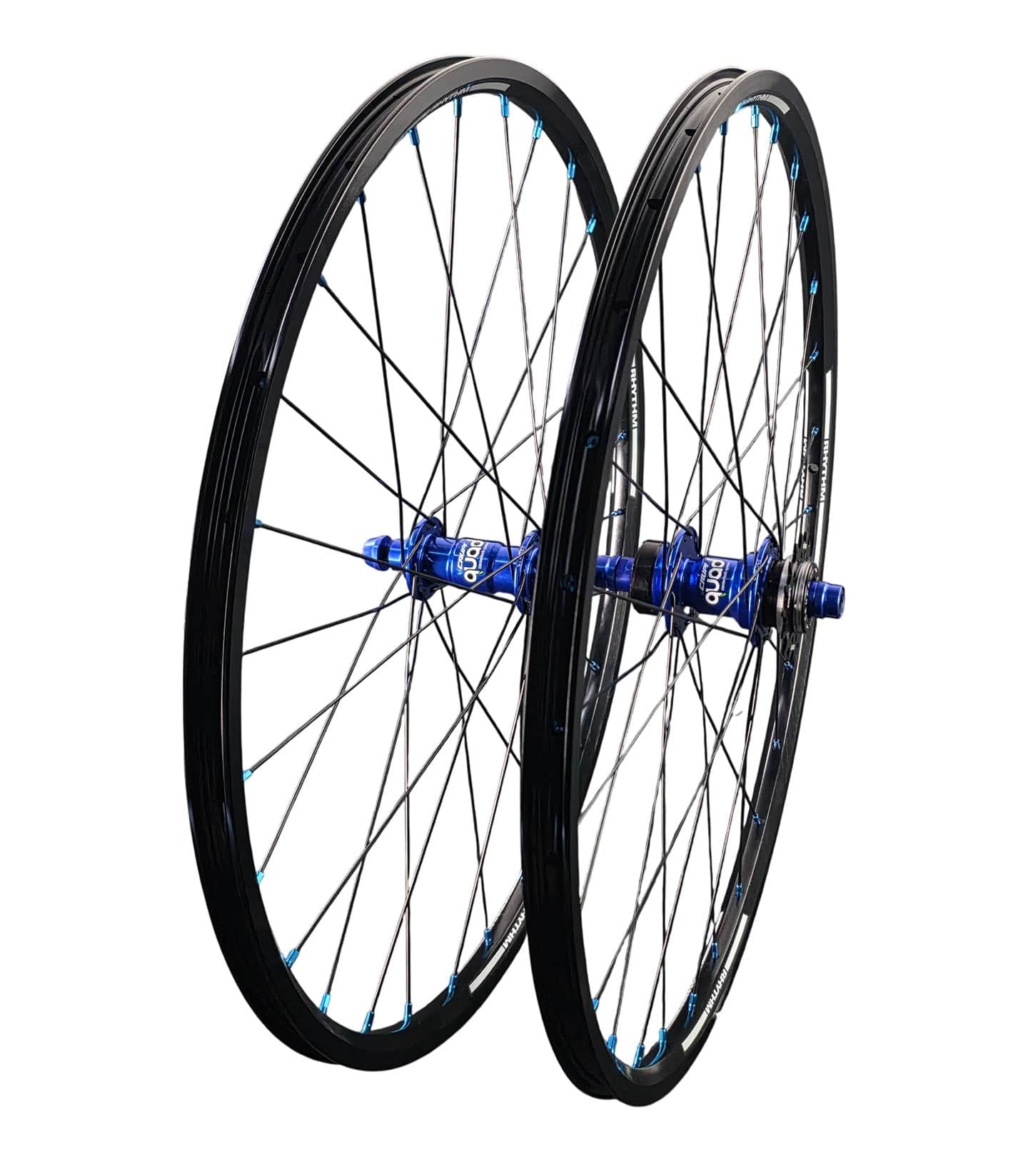 Crupi Parts Wheels 20 x 1.50 28H / Black/Blue Crupi 20 x 1.50 28H CenterLock Wheelset