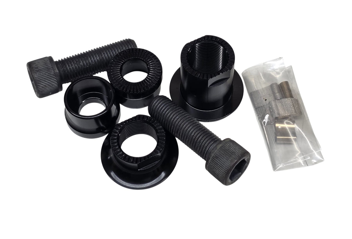 Crupi Parts Widgets Black Crupi Quad 28H & 36H Rear CenterLock Hub Rebuild Kit Black