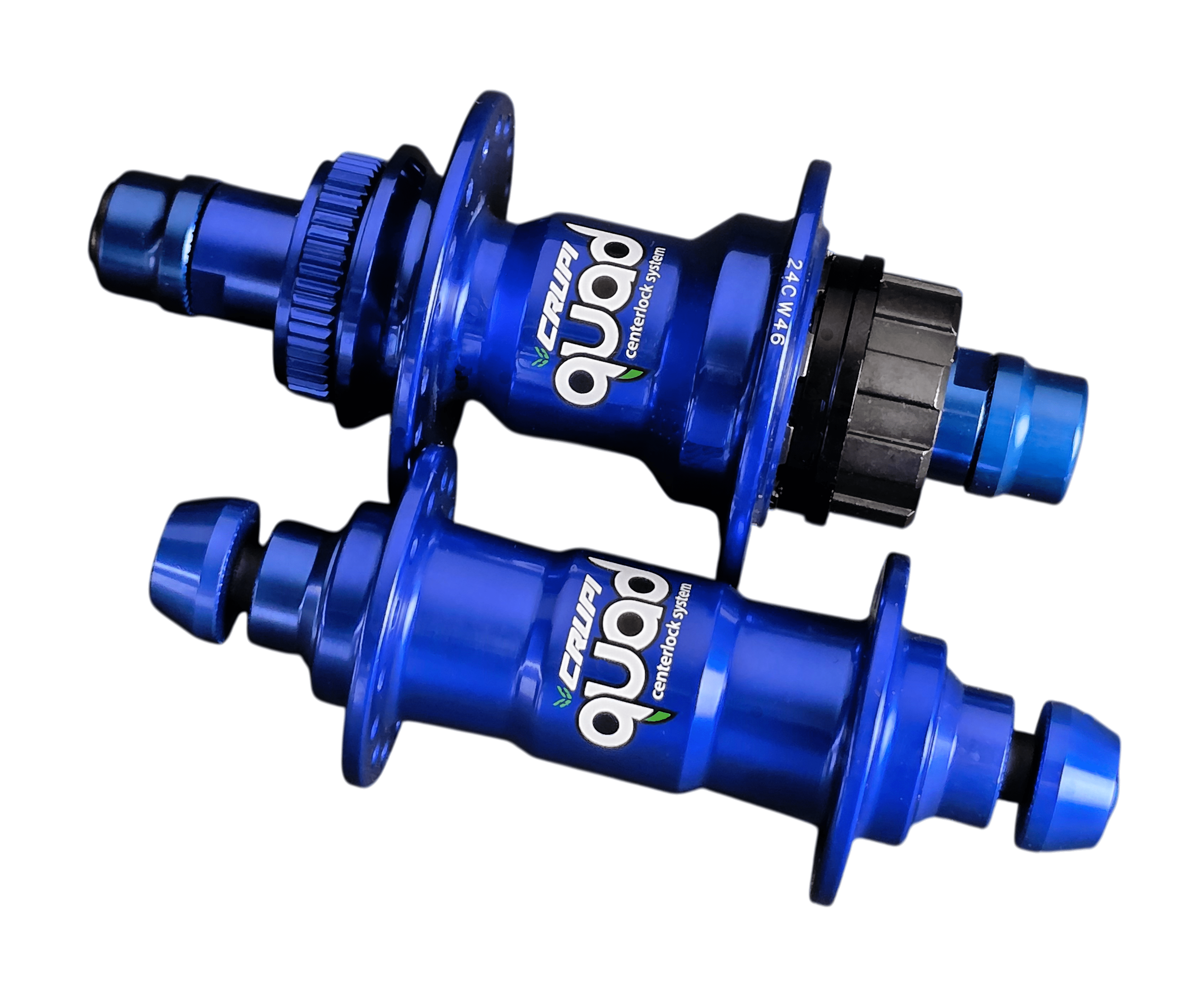 Crupi Parts Hubs 28H Mini/Expert CenterLock / Blue Crupi Quad 28H & 36H CenterLock Hubsets
