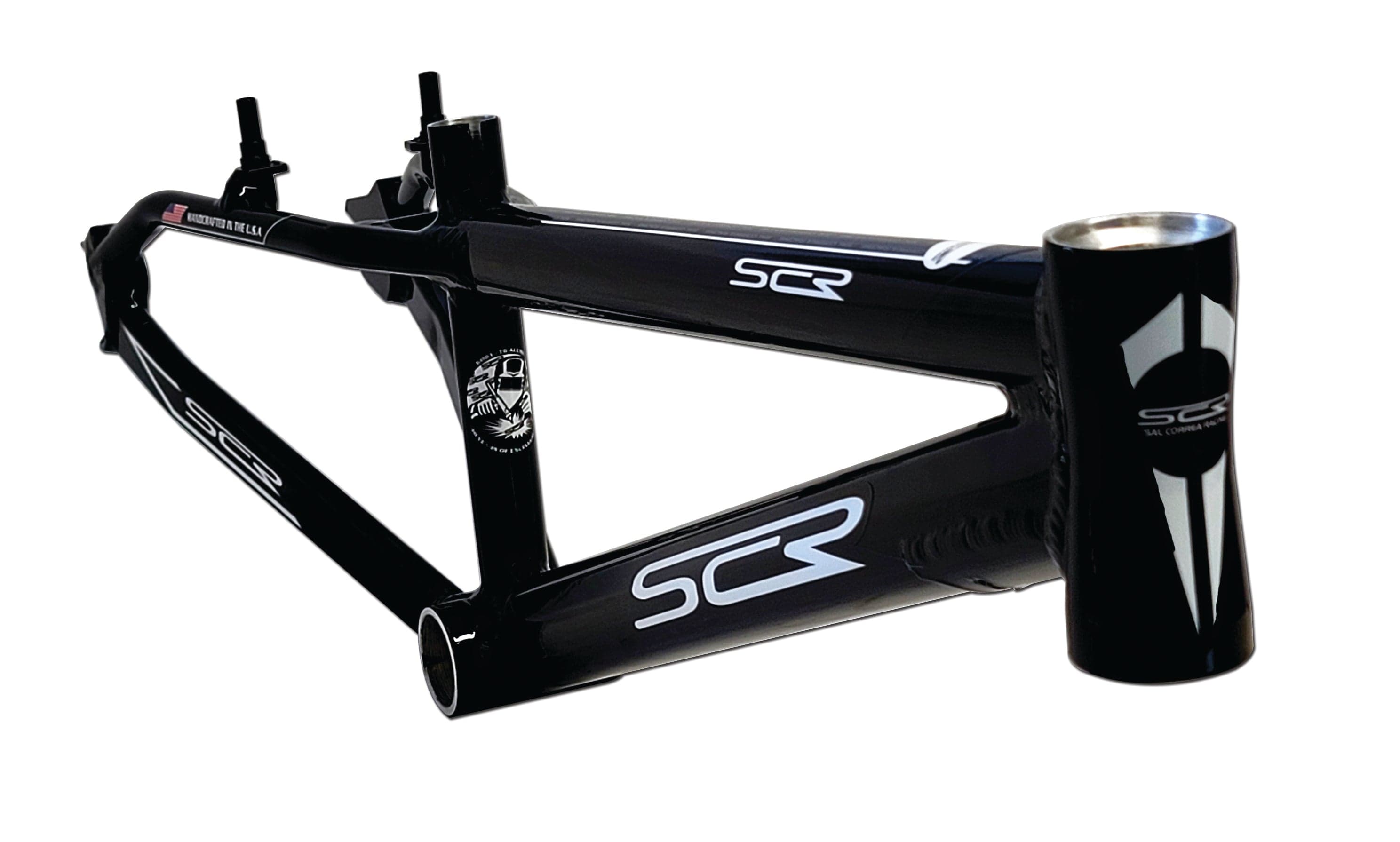 SCR Frames Black / Black n White decals SCR OS20 Pro XL Race Frame