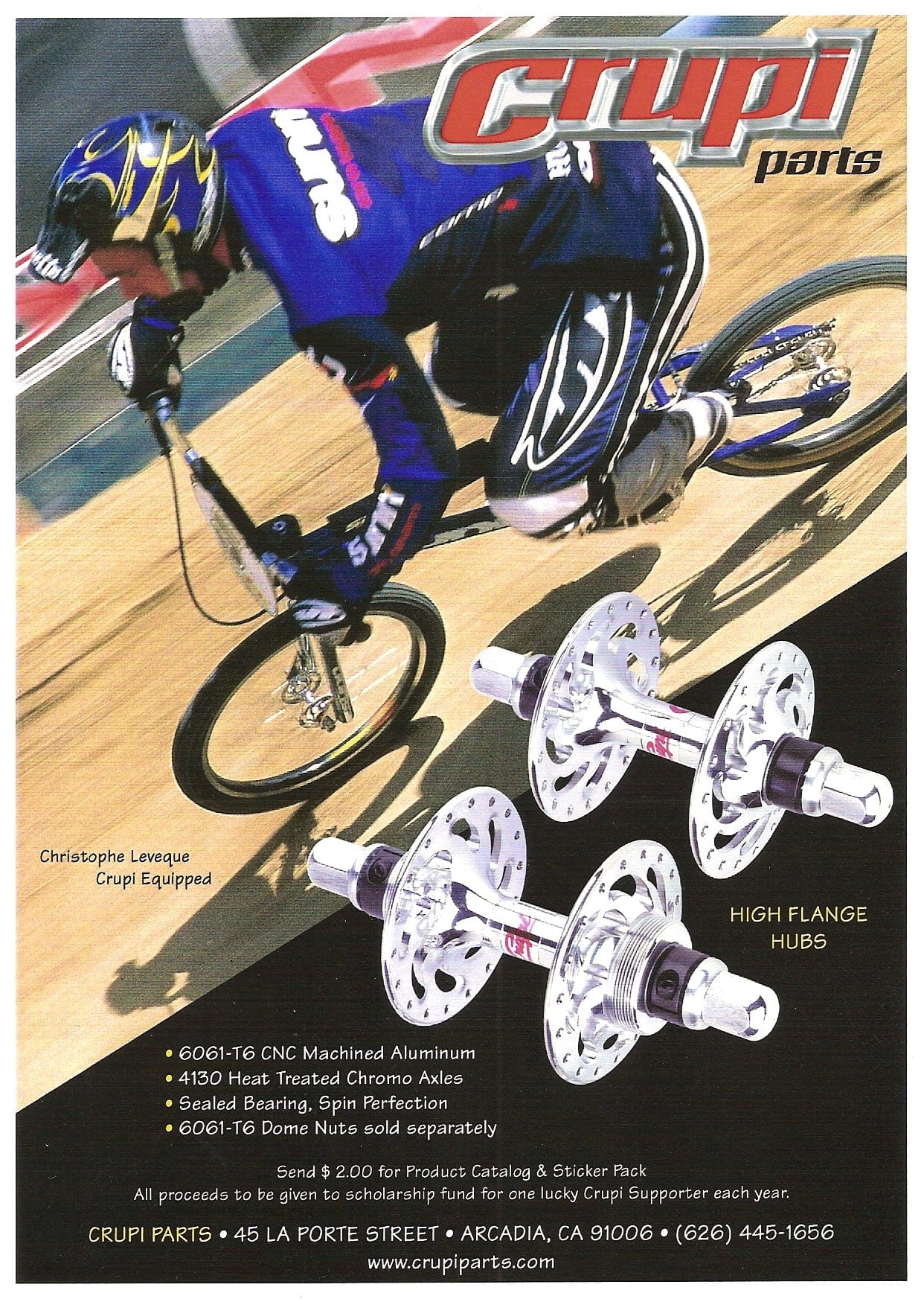 Crupi BMX Pedals: Shop Top Racing Components - 2025