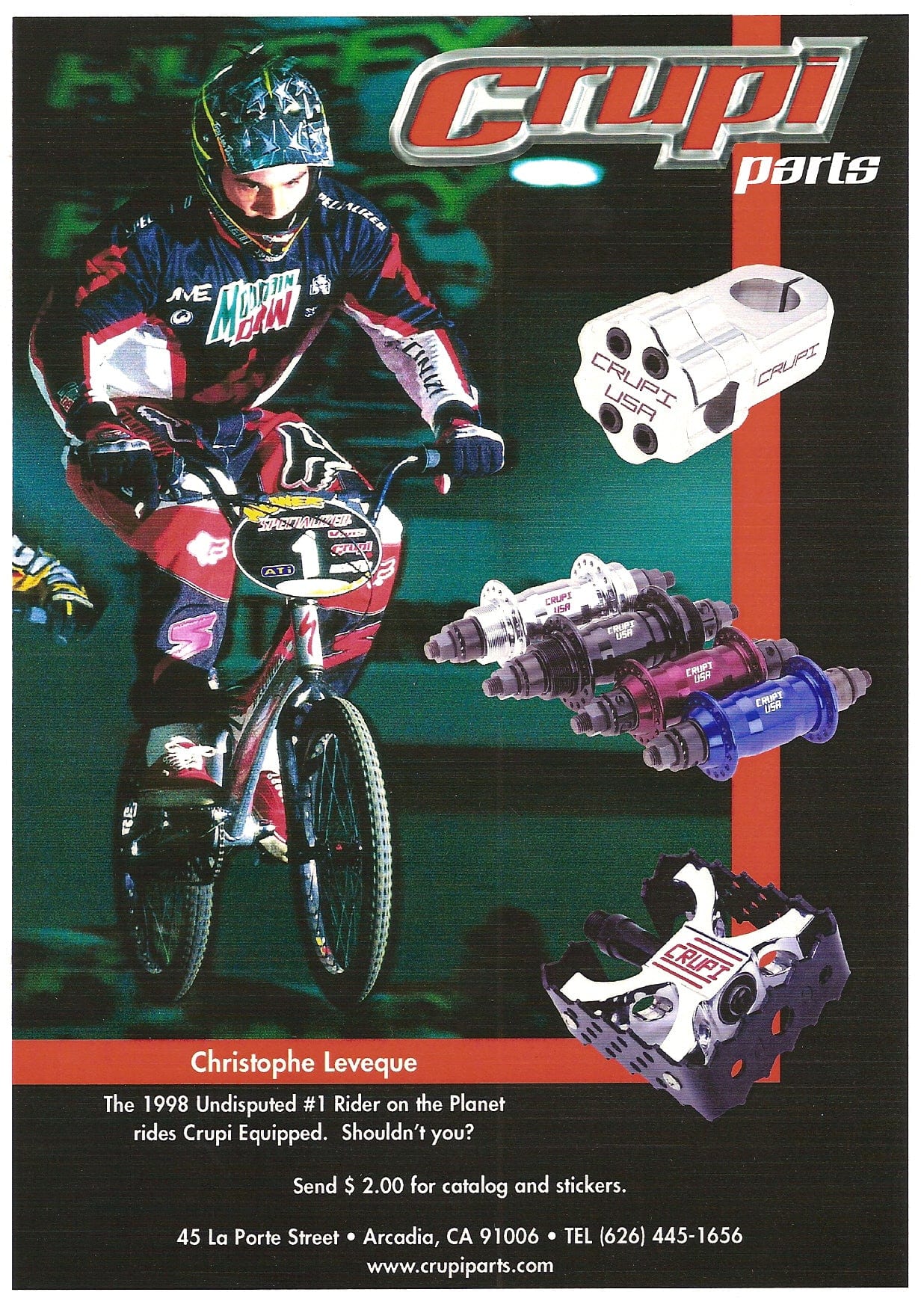 Crupi BMX: Explore Vintage BMX Parts Collection Now