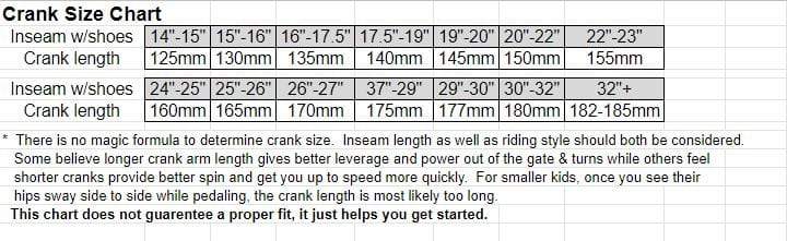 Crupi Parts Cranks CRUPI Pro Select Cranks