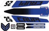2020 - 2023 CUSTOM Crupi Catalina Frame Decals