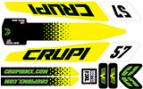 2020 - 2023 CUSTOM Crupi Level Frame Decals