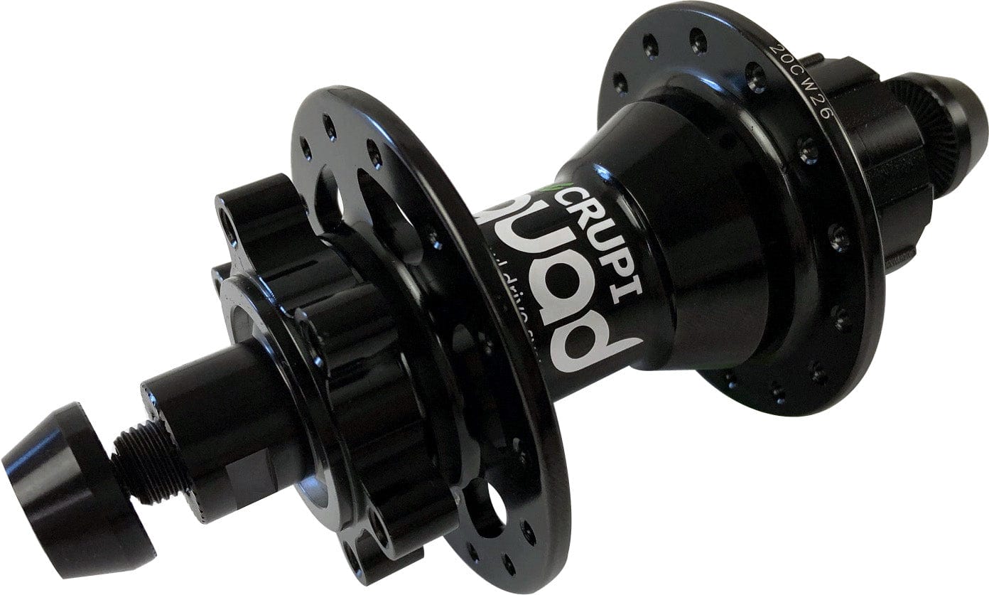 Crupi Parts Hubs 28H Disc Rear only / Black Crupi Quad Disc Brake Rear Hubs