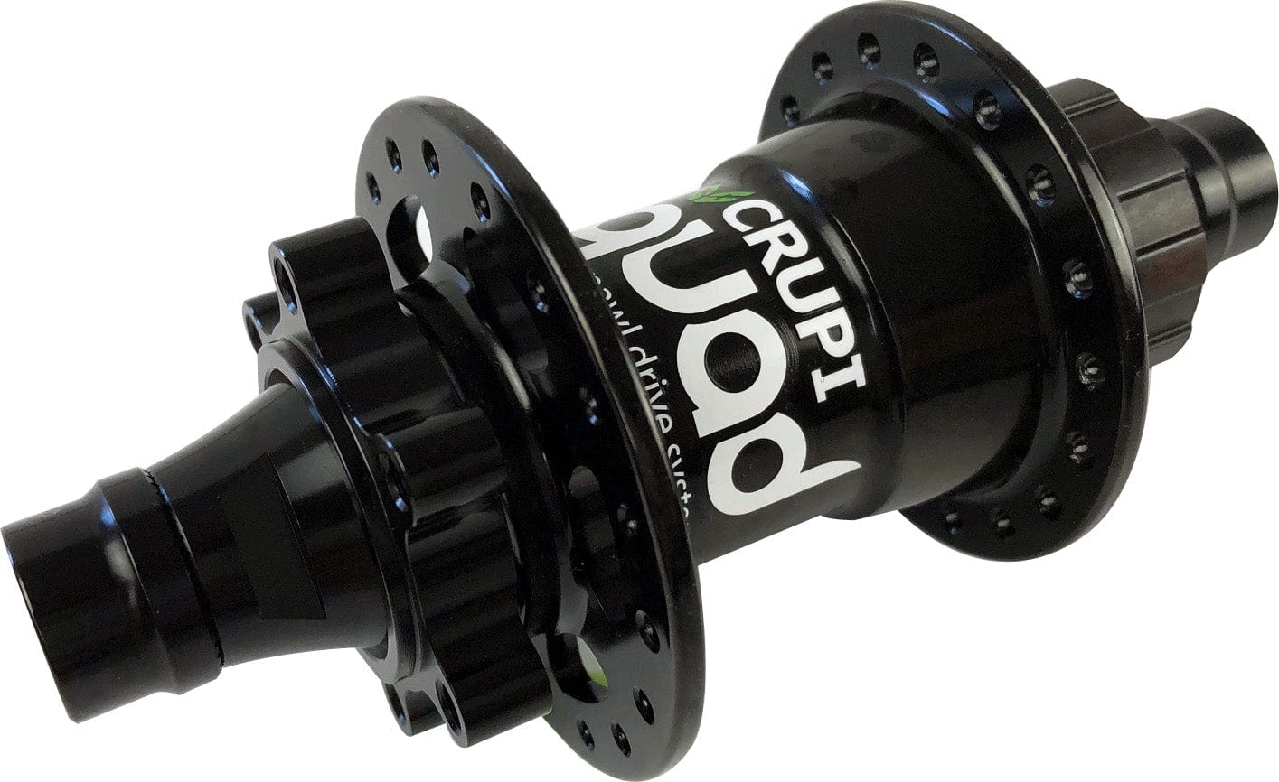 Crupi Parts Hubs 36H Pro Disc Rear only / Black Crupi Quad Disc Brake Rear Hubs