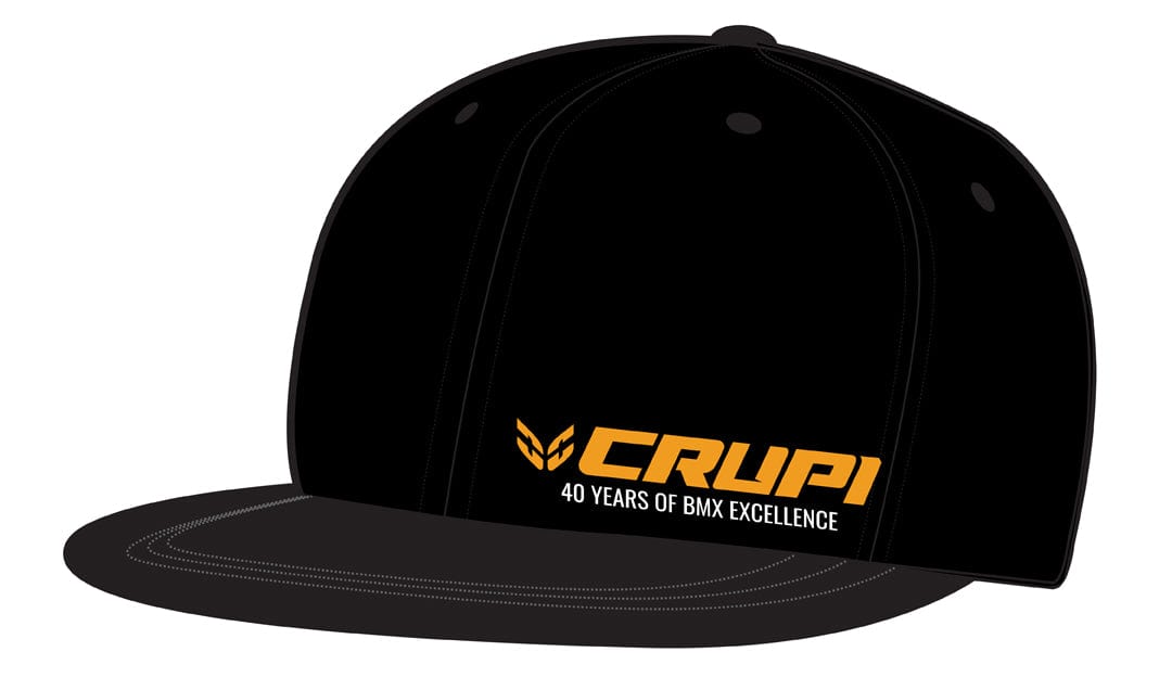 Crupi Apparel One Size Fits All / Black Crupi Slick Snapback Cap